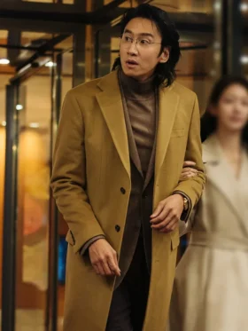 Karma S01 Lee Kwang-Soo Brown Wool Coat