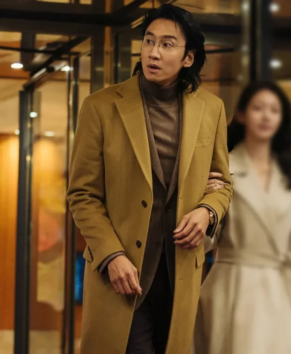 Karma S01 Lee Kwang-Soo Brown Wool Coat