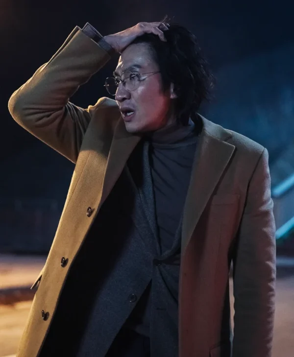 Karma S01 Lee Kwang-Soo Brown Coat
