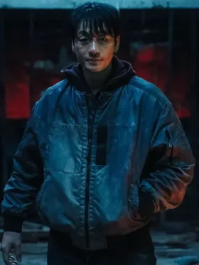 Karma S01 Park Hae-soo Grey Bomber Jacket