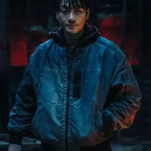 Karma S01 Park Hae-soo Grey Bomber Jacket