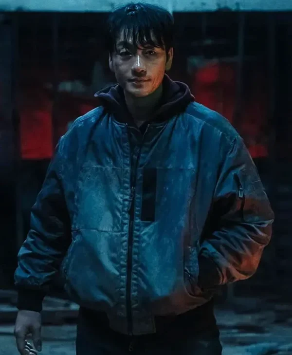 Karma S01 Park Hae-soo Grey Bomber Jacket