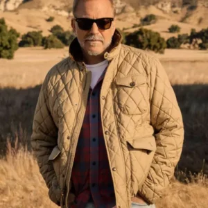 Kevin Costner's The West S01 Kevin Costner Quilted Jacket