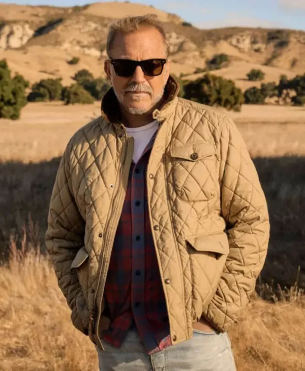 Kevin Costner's The West S01 Kevin Costner Quilted Jacket