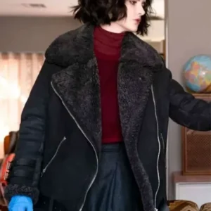 Law & Order Organized Crime Jet Slootmaekers Shearling Jacket For Sale