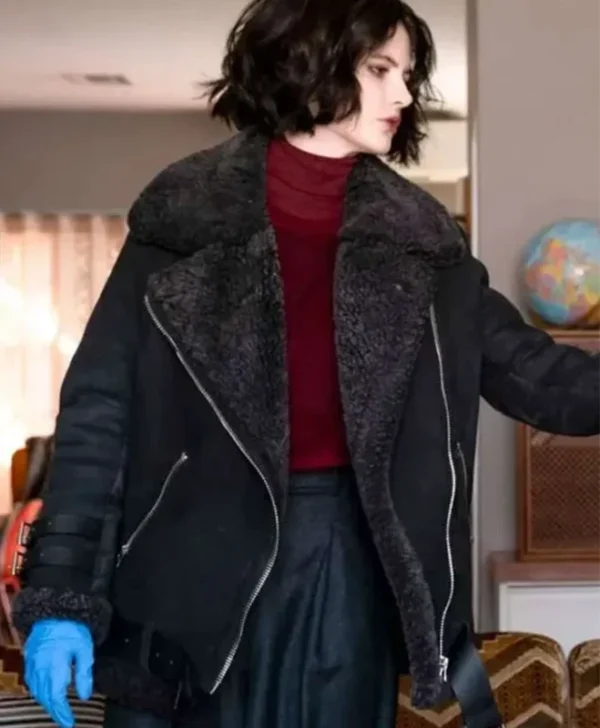 Law & Order Organized Crime Jet Slootmaekers Shearling Jacket For Sale