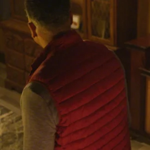 Life of Mike Miko DeFoor Red Puffer Vest