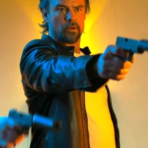 London Calling Josh Duhamel Black Leather Jacket