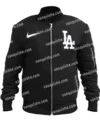 Los Angeles Black Full-Zip Bomber Jacket