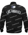 Los Angeles Black Full-Zip Bomber Jacket Back