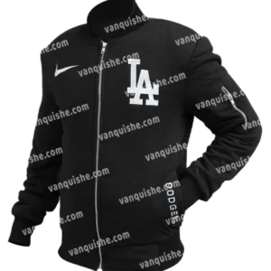 Los Angeles Black Full-Zip Bomber Jacket on Sale