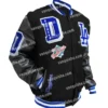 Los Angeles Dodgers Mashup Black Varsity Jacket Side Look