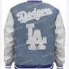 Los Angeles Dodgers Varsity Denim Jacket Back