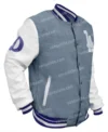 Los Angeles Dodgers Varsity Denim Jacket Side Look