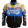 Los Angeles Lakers Vintage Bomber Leather Jacket