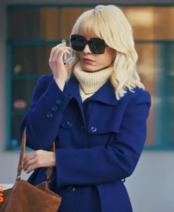 Love In The Clouds 2025 McKenzie Westmore Blue Coat Back