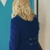 Love In The Clouds 2025 McKenzie Westmore Blue Wool Coat