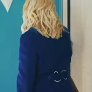 Love In The Clouds 2025 McKenzie Westmore Blue Wool Coat