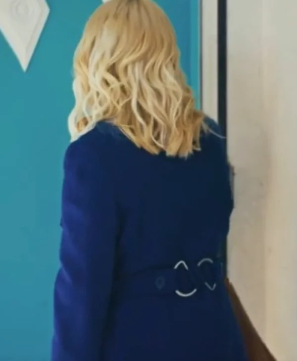 Love In The Clouds 2025 McKenzie Westmore Blue Wool Coat