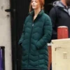Lucky S01 Anya Taylor-Joy Green Puffer Coat