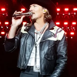 Mark Wystrach Stagecoach 2025 Texas Motorcycle Leather Jacket Side