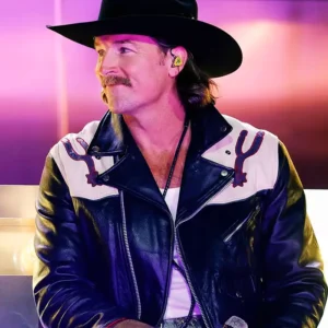 Mark Wystrach Stagecoach 2025 Texas Motorcycle Leather Jacket Back