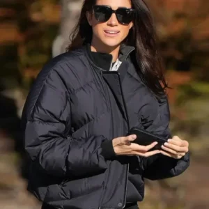 Meghan Markle Invictus Games 2025 Black Puffer Jacket