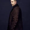 Mobland S01 Paddy Considine Brown Suede Leather Coat