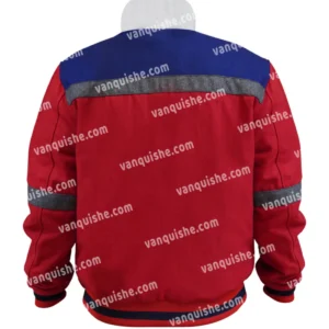 Mountainhead 2025 Steve Carell Bomber Jacket Back