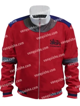 Mountainhead 2025 Steve Carell Bomber Jacket Front