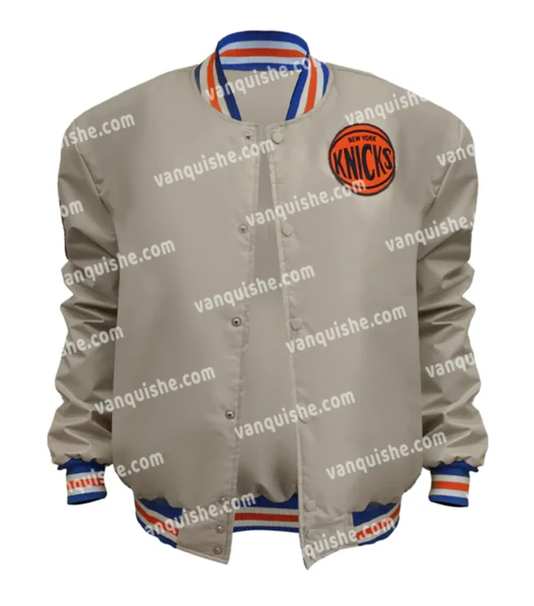 NY Knicks 1970 Champions 50th Anniversary Gold Jacket Front