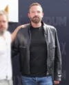 Netflix Tudum Ben Affleck Black Leather Jacket