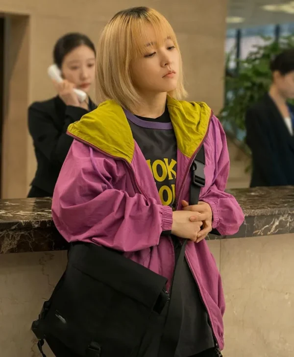 Our Unwritten Seoul S01 Park Bo-young Hooded Jacket Side