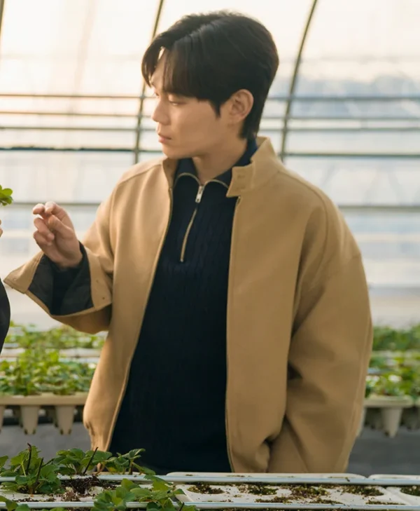 Our Unwritten Seoul S01 Ryu Kyung-soo Brown Jacket