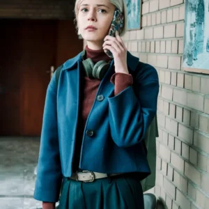 Patience S01 Patience Evans Blue Wool Jacket