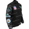 Philadelphia Eagles Black Varsity Wool Jacket Look