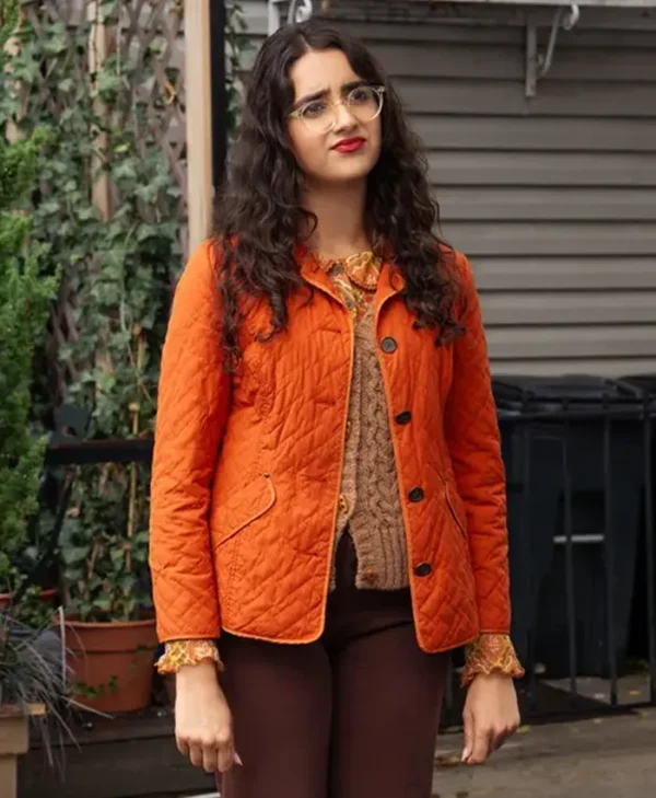 Poker Face S02 Geraldine Viswanathan Quilted Jacket