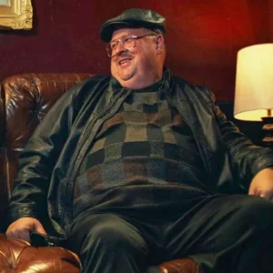 Poker Face S02 Joel Marsh Garland Black Jacket Side