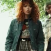Poker Face S02 Natasha Lyonne Blue Denim Jacket Side