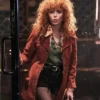 Poker Face S02 Natasha Lyonne Suede Coat