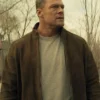 Reacher S03 Alan Ritchson Brown Suede Jacket Side