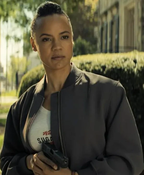 Reacher S03 Maria Sten Bomber Jacket