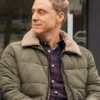 Resident Alien S04 Alan Tudyk Green Quilted Jacket