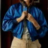 Resident Alien S04 Alice Wetterlund Blue Bomber Jacket