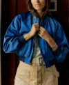 Resident Alien S04 Alice Wetterlund Blue Bomber Jacket