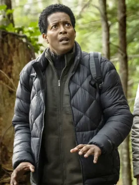Resident Alien S04 Corey Reynolds Black Quilted Jacket