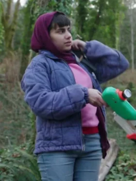Resident Alien S04 Gracelyn Awad Rinke Blue Quilted Jacket