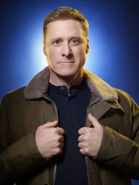 Resident Alien S04 Harry Vanderspeigle Green Jacket Front