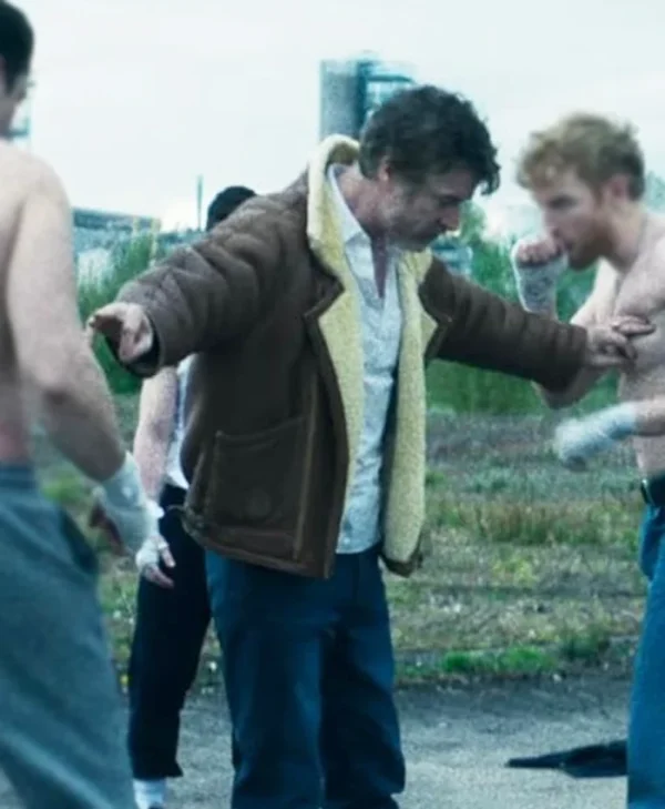 Salvable 2025 Barry Ward Brown Shearling Jacket