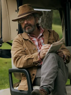 Stick S01 Marc Maron Brown Cotton Jacket